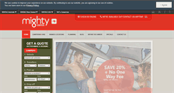 Desktop Screenshot of mightycampers.com.au